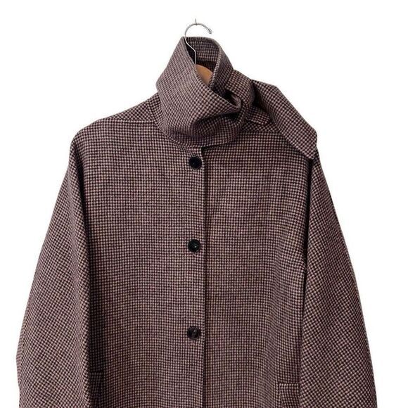 Vanessa Bruno Womens Brown Wool and Cashmere Blend Coat Size 36 Small Oversized - Picture 11 of 16